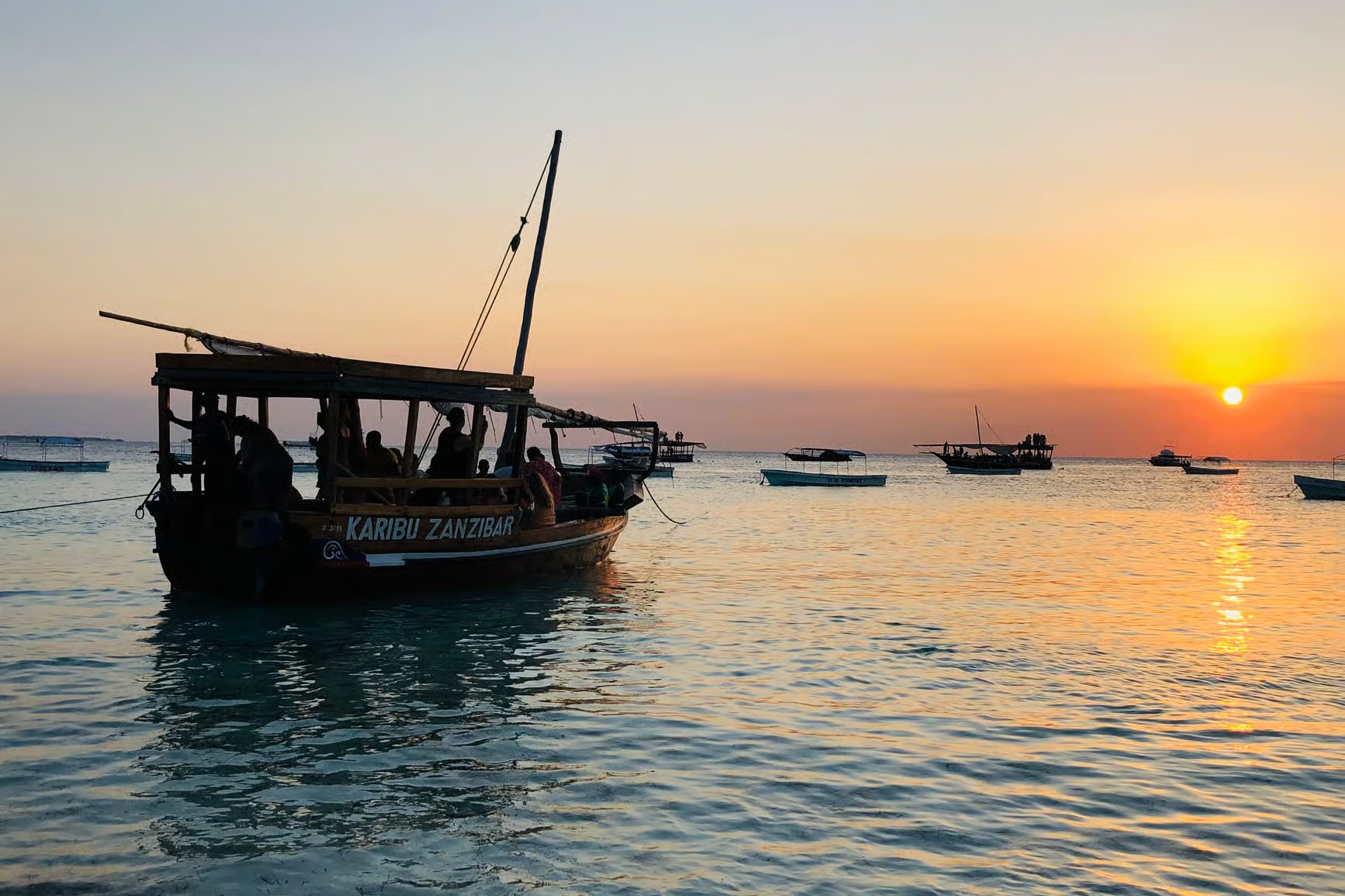 Sunset Dhow Cruise palm-fringed beaches and Indian Ocean sunset